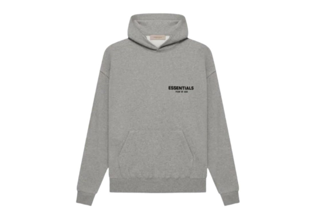 HOODIE ESSENTIALS SS22 DARK OATMEAL